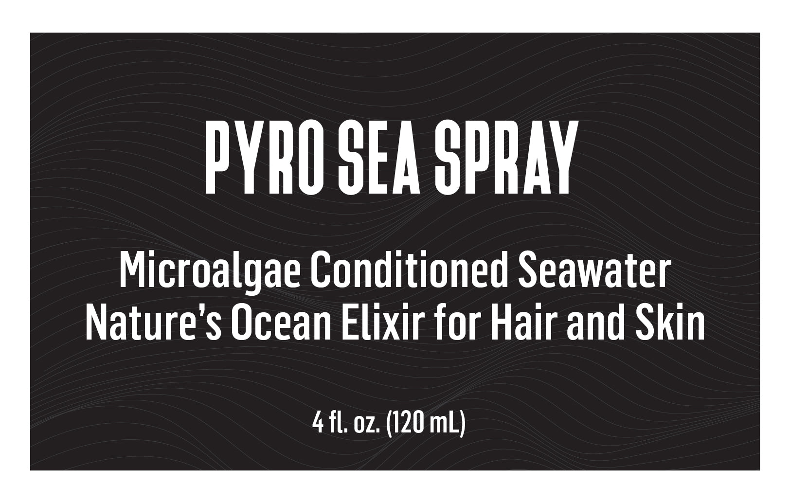 Refreshing face mist made with seawater and marine microalgae by PyroSkinCare