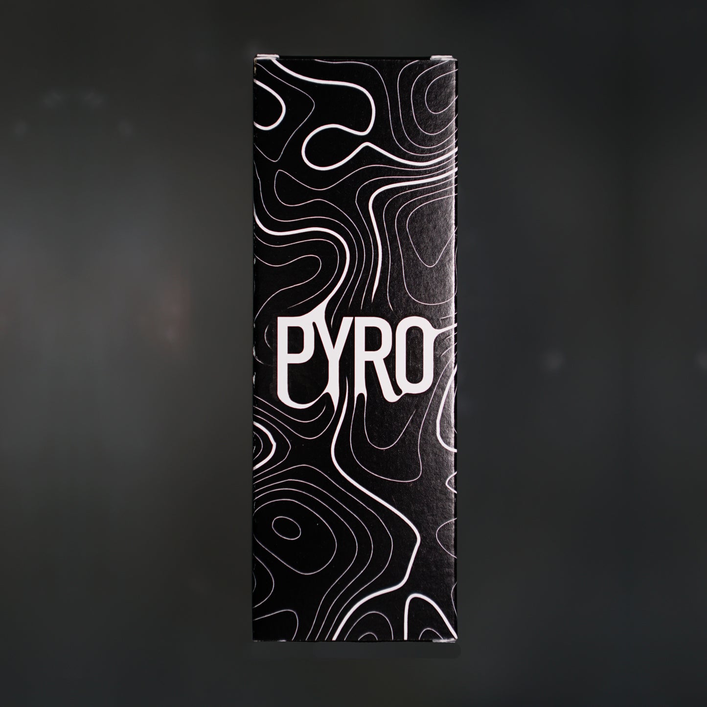 Pyro microalgae skin and hair spray box topo design