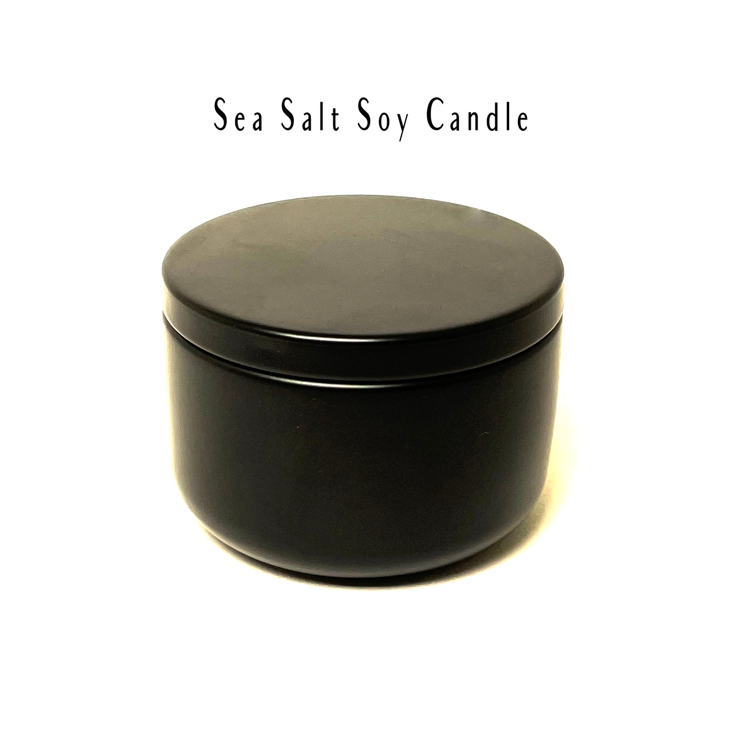 Vela de soja con sal marina y salvia