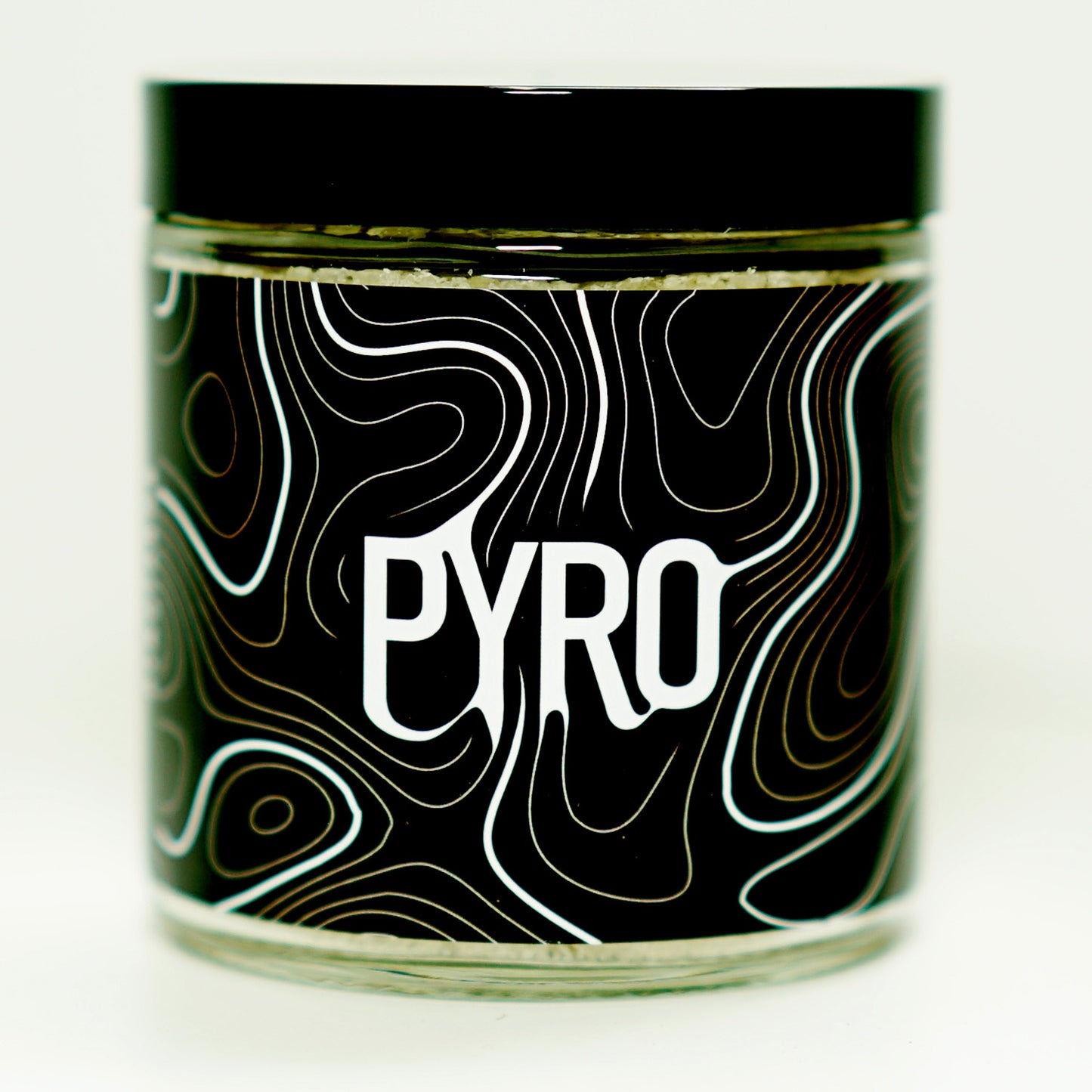 Pyro Bath Salt in eco-friendly glass jar with microaglae and sea minerals