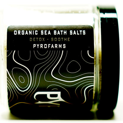 Organic Sea Bath Salts, Detox Sooth, with added microalgae extract 