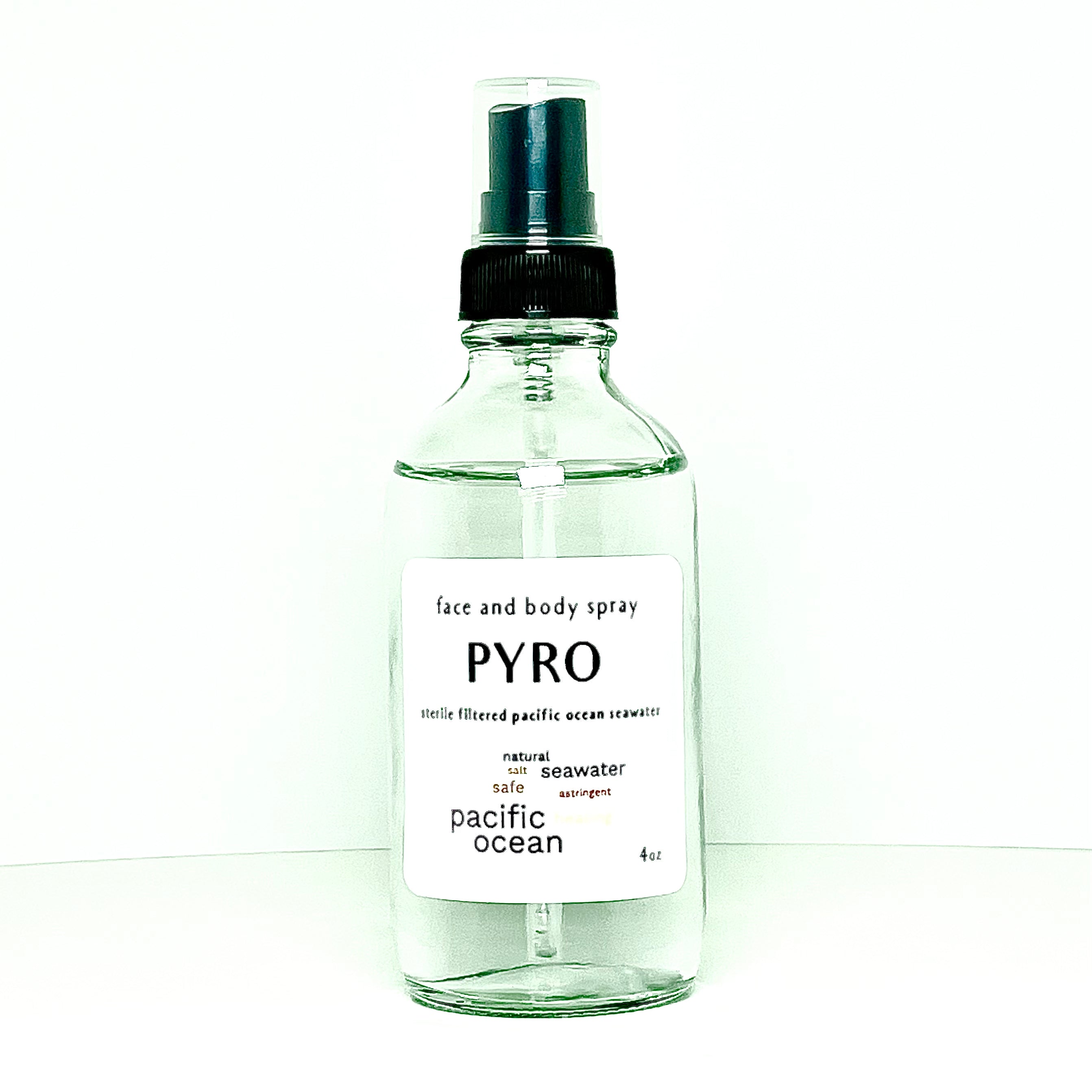 PYRO Skin Care microalgae and seawater based skin care system ...