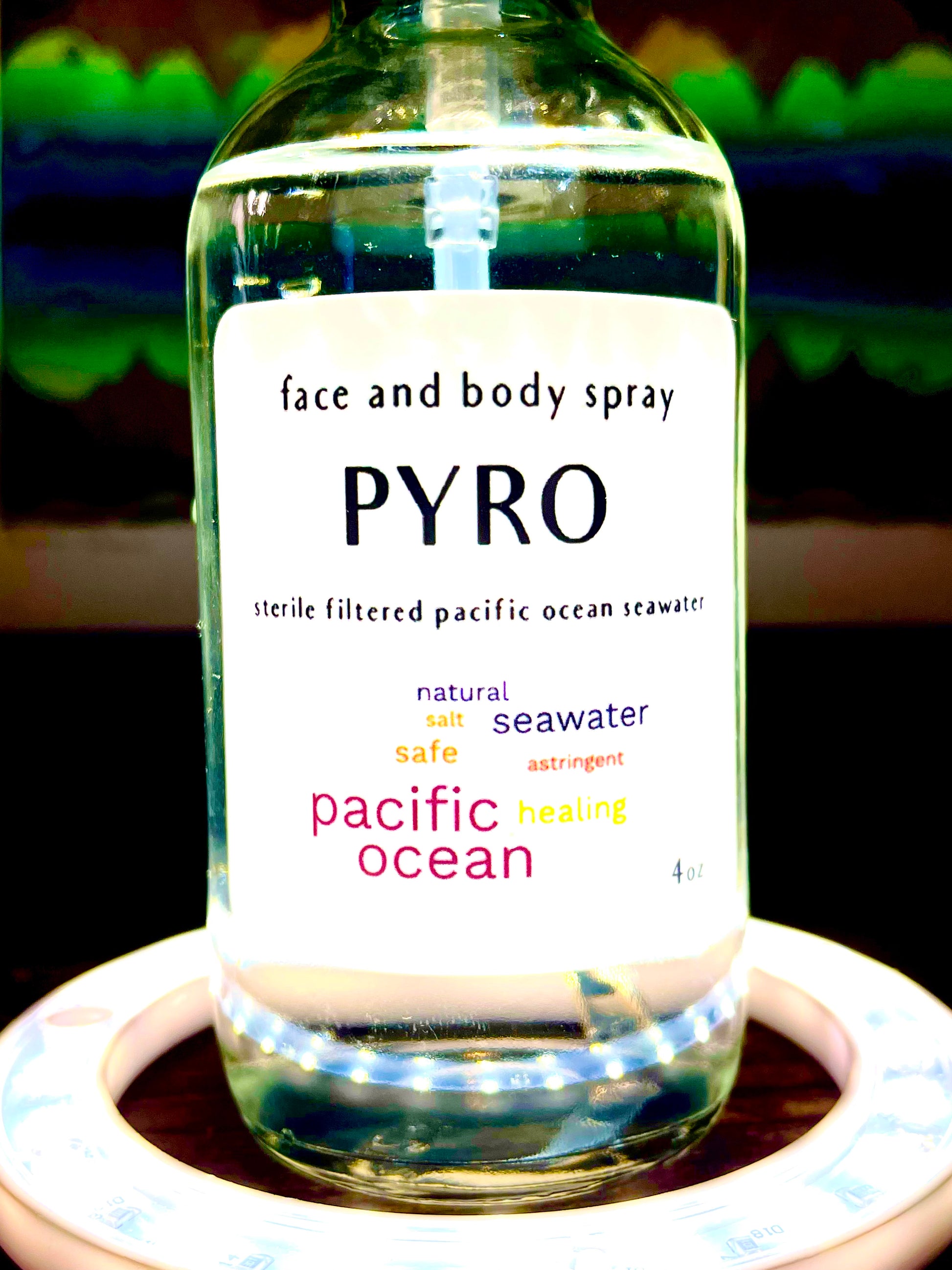 pure pacific ocean PYRO seawater natural organic clean safe